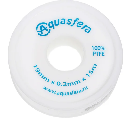 ЛЕНТА ФУМ 19мм*0,2мм*15м вода Aquasfera